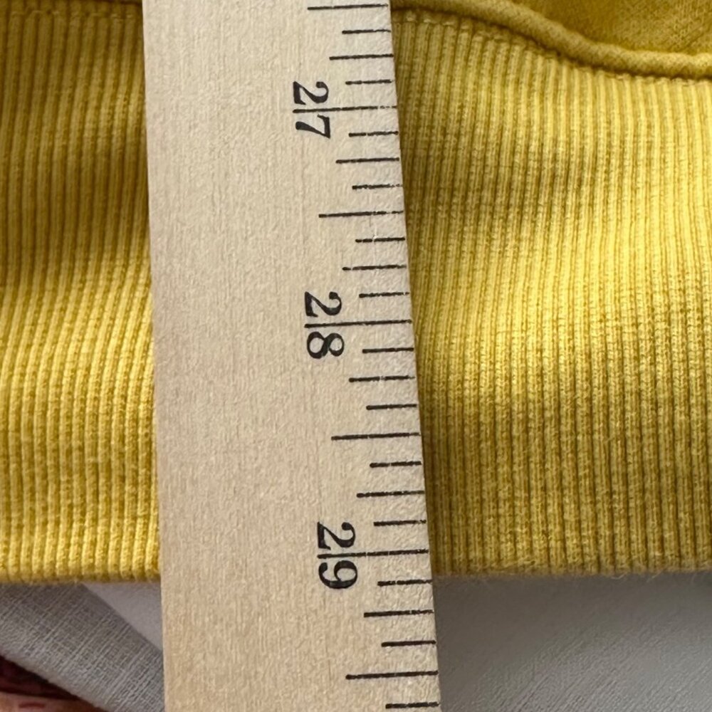 Old Navy XXL Carol Corn Yellow Hoodie Sweatshirt Dopamine Dressing Preppy - Picture 8 of 8